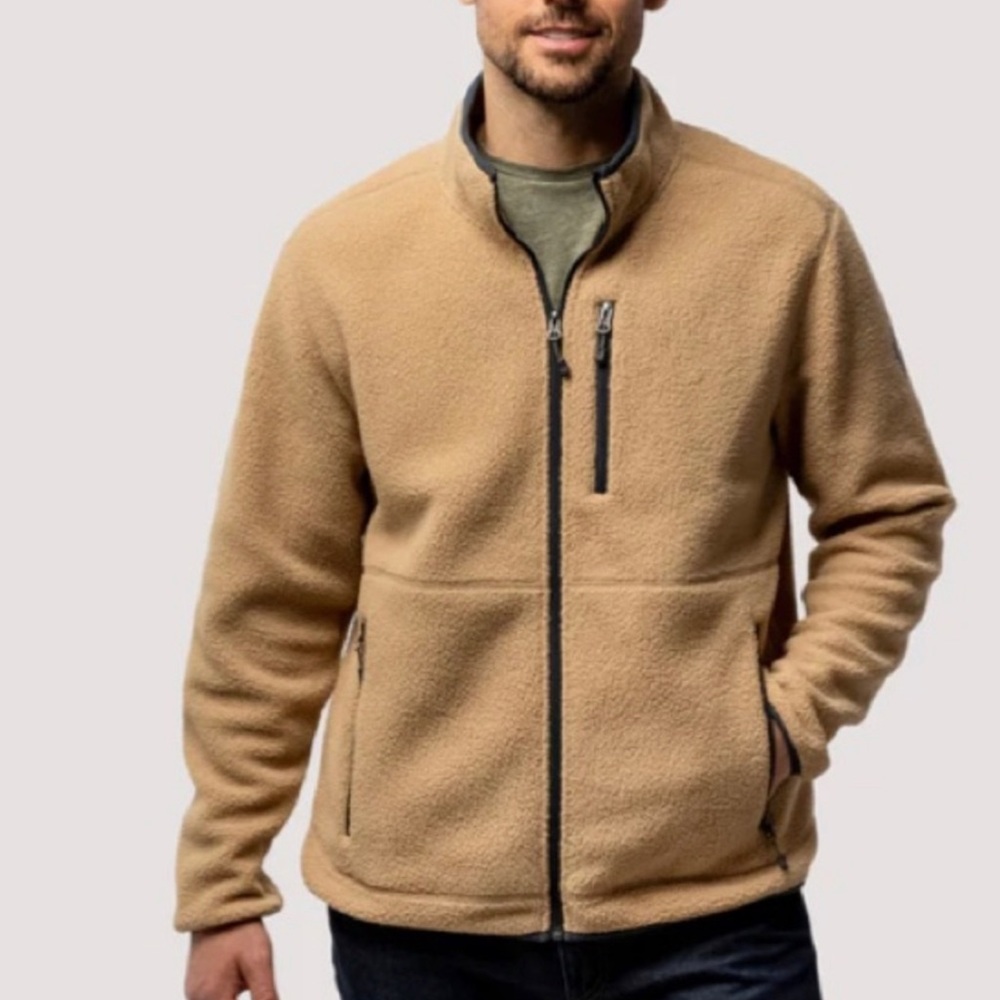 NWT Free Country Men’s Large Sherpa Jacket